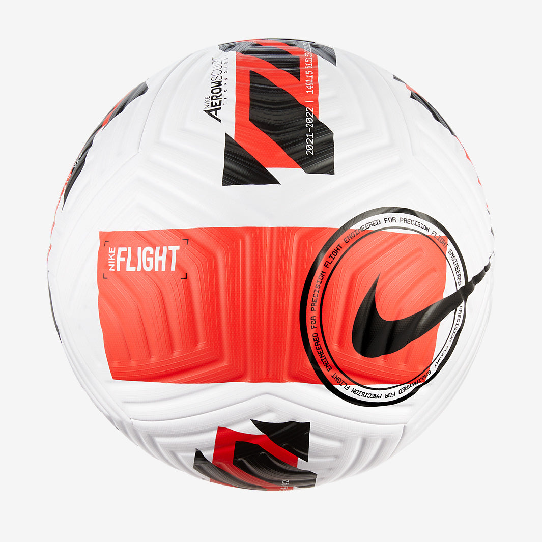 Nike Flight Soccer - White/Bright Crimson/Black - Footballs