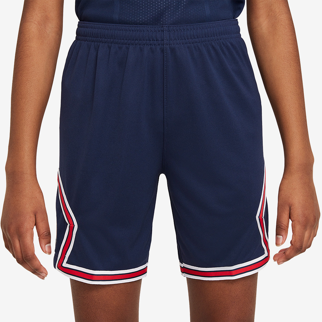 ジョーダン メンズ ハーフパンツ バスパン Jordan Sport DNA HBR Shorts - Blue/Navy/Red Jordan x Paris-Saint Germain 21/22 Kids Home Stadium Short