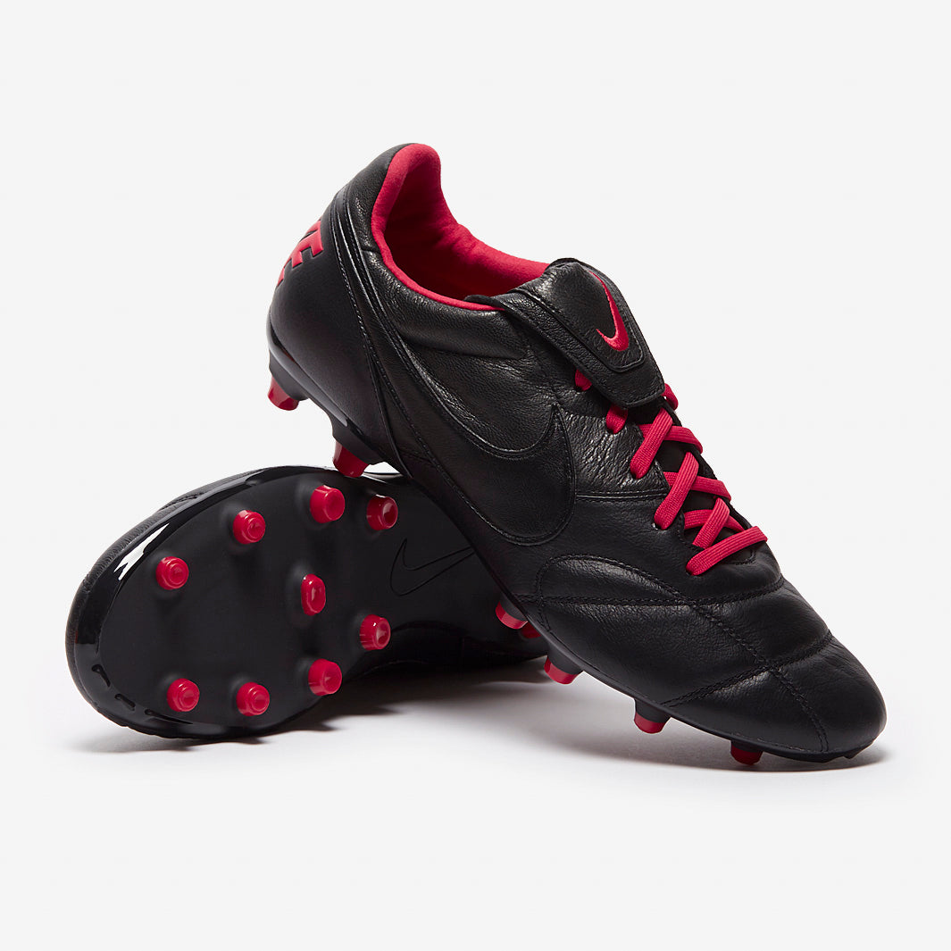 Nike Premier II FG - Black/Black/Very Berry - Mens Soccer Cleats