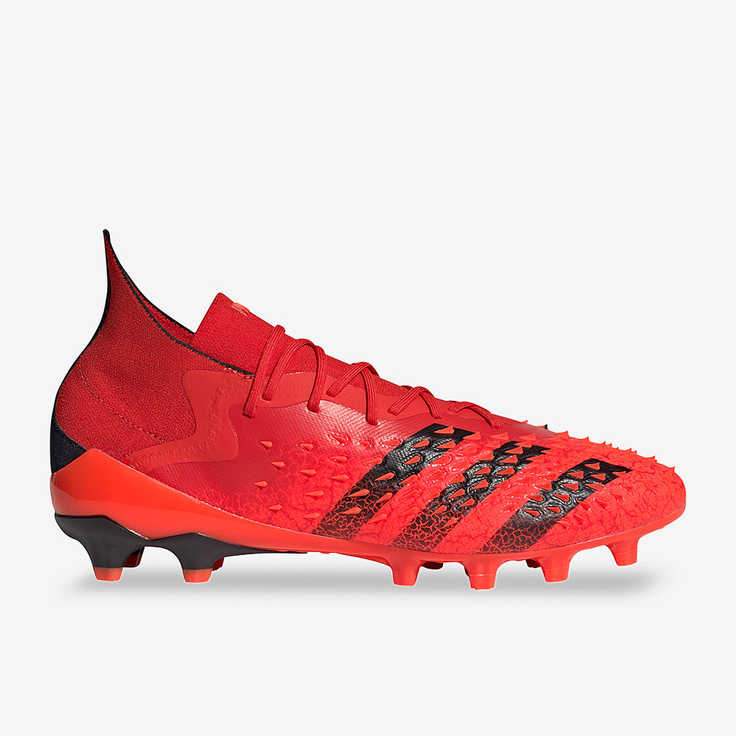 シューズ Adidas PREDATOR FREAK+ AG adidas Predator Freak .1 AG - Red/Core Black/Solar Red - Mens