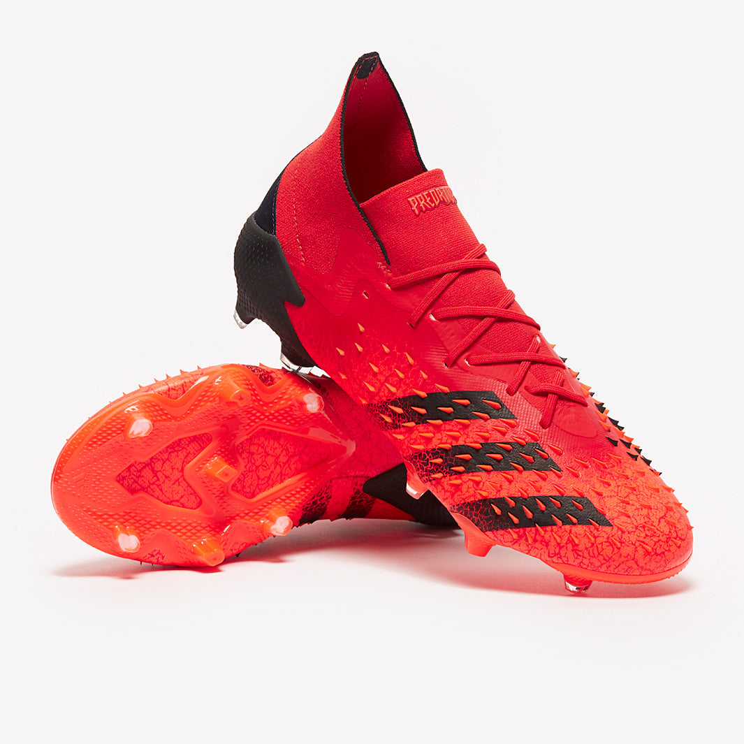adidas Predator Freak .1 FG - Red/Core Black/Solar Red - Mens