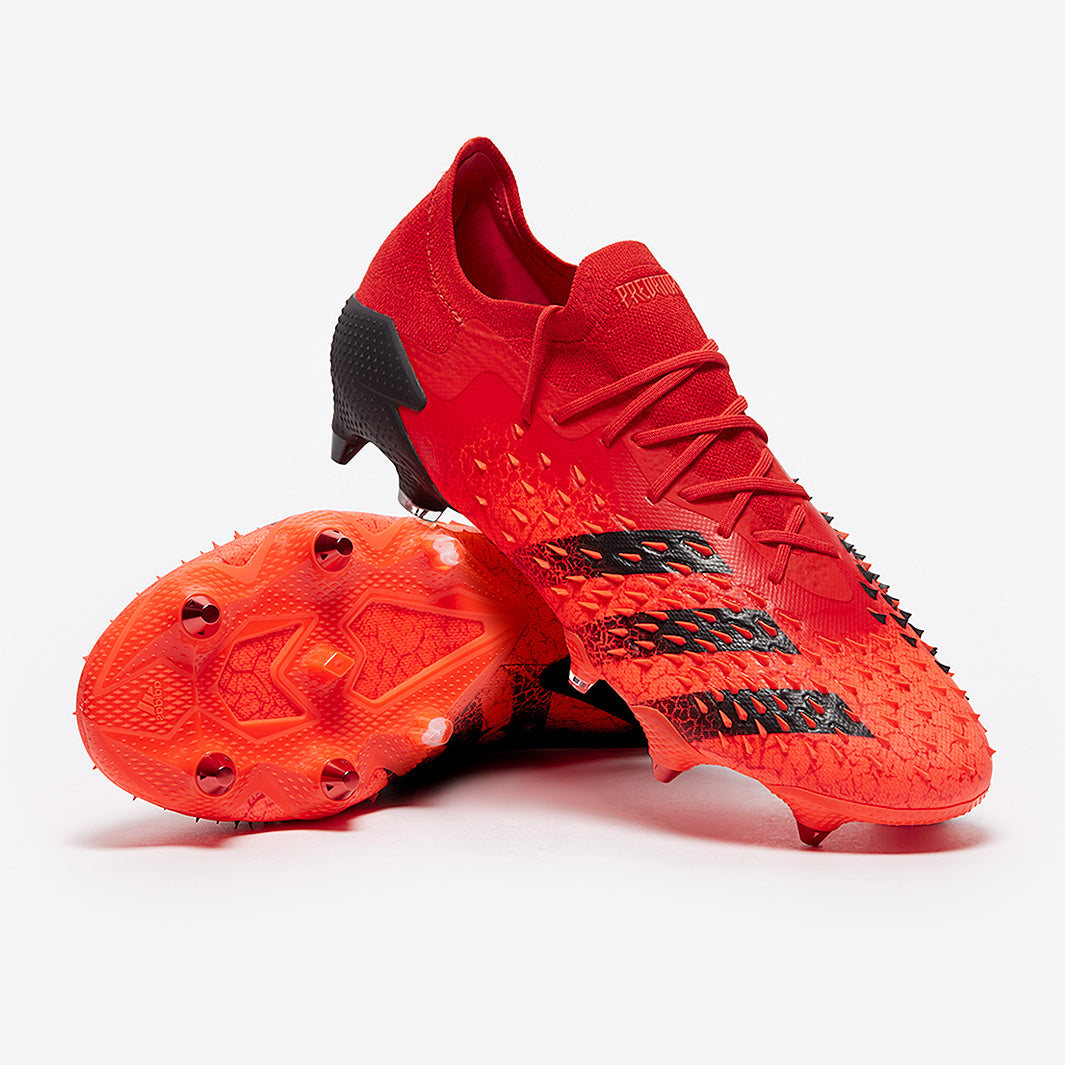adidas Predator Freak .1 Low SG - Red/Core Black/Solar Red - Mens