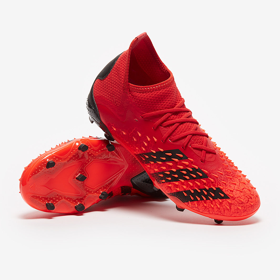 adidas Predator レッド シューズ adidas Predator Freak .1 Jnr FG - Red/Core Black/Solar Red