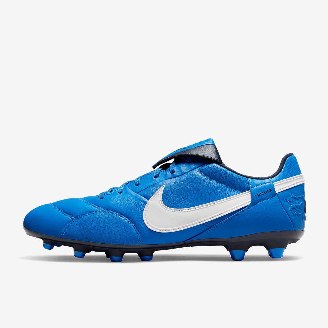 Nike The Premier III FG - Signal Blue/White/Obsidian - Mens Soccer