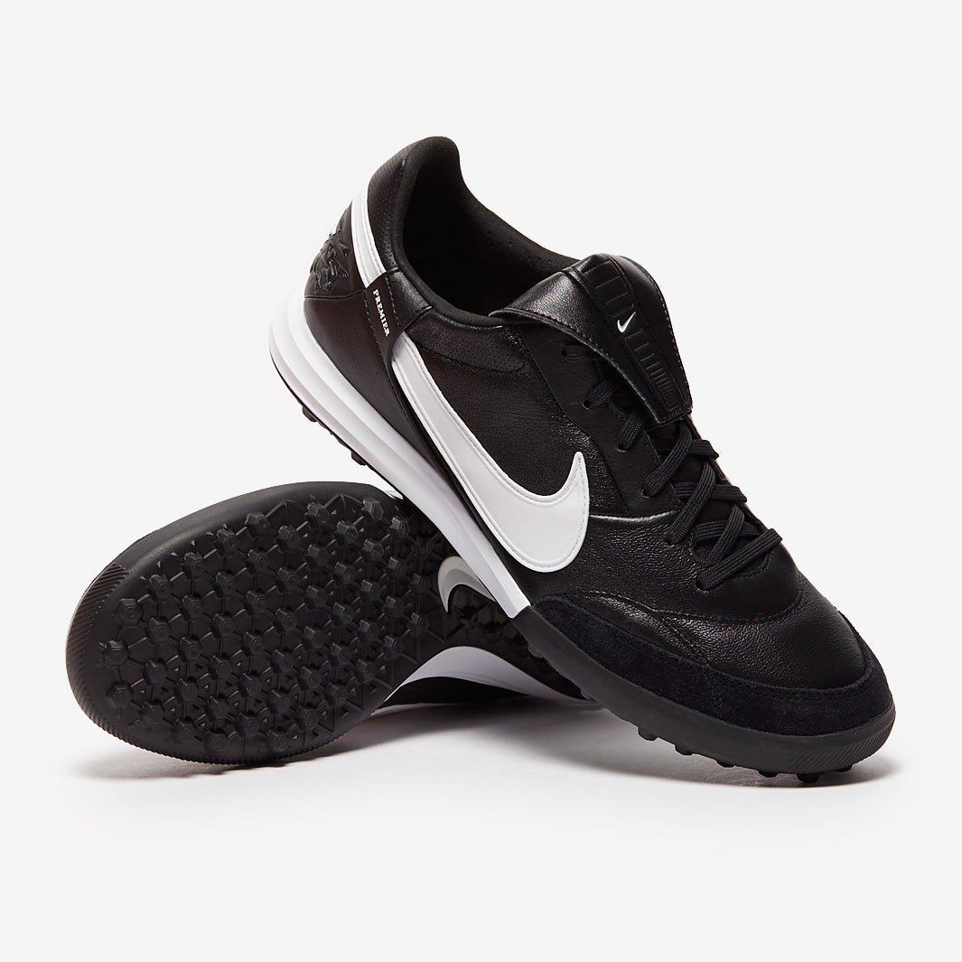 Nike The Premier III TF - Black/White - Mens Soccer Cleats