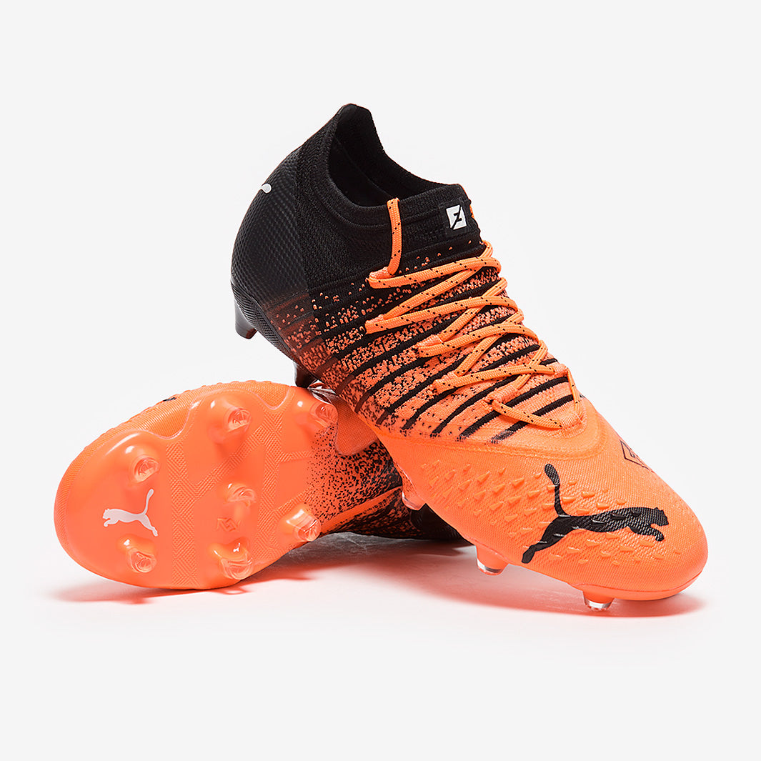 PUMA FUTURE Z ブラック/オレンジ PUMA Future Z 3.3 FG/AG Multi-Ground Soccer Cleats Black/Orange