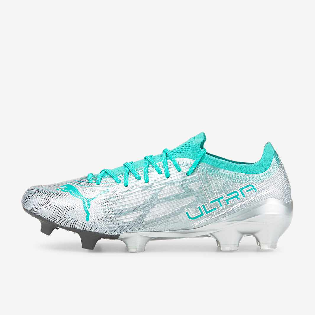 Puma MAPF1 ULTRA 1.4 FG/AG - Diamond Silver/Spectra Green - Mens