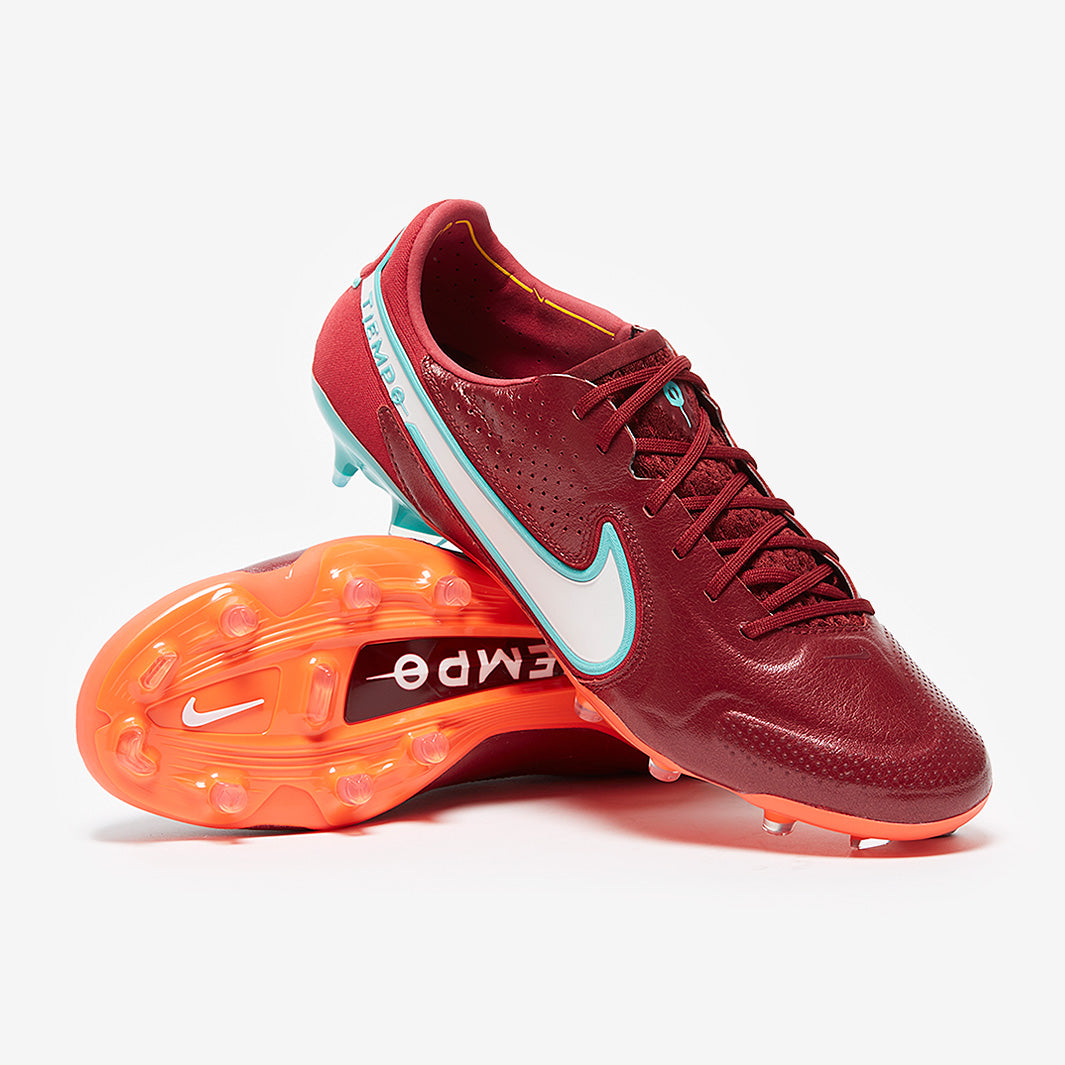 Nike Tiempo Legend IX Elite FG - Team Red/White/Mystic Hibiscus