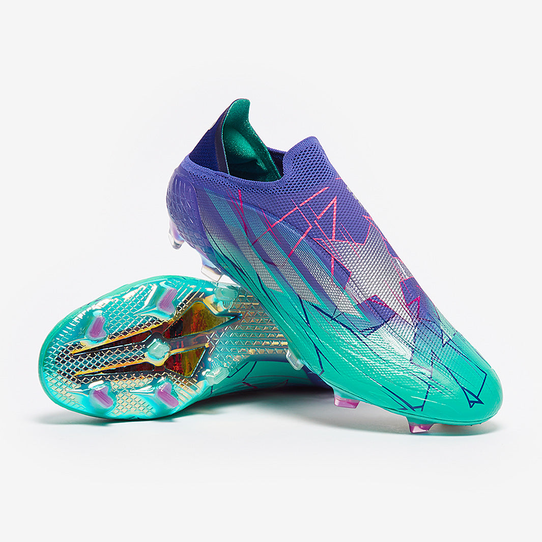 シューズ X SPEEDFLOW+ FG ADIZERO ADIDAS X SPEEDFLOW+ ADIZERO FG BOLD BLUE - Soccer Plus