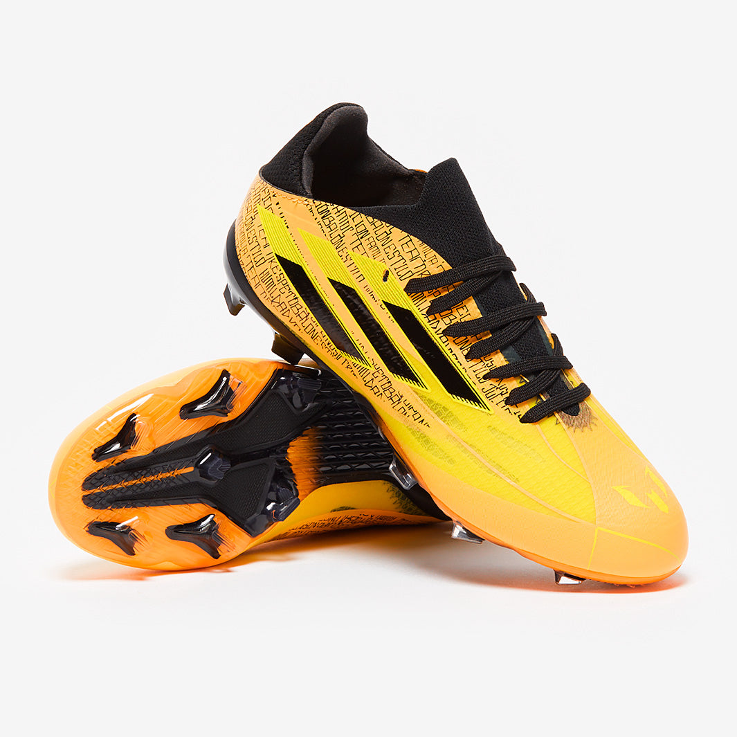 adidas Kids X Speedflow Messi.1 FG - Solar Gold/Core Black/Bright