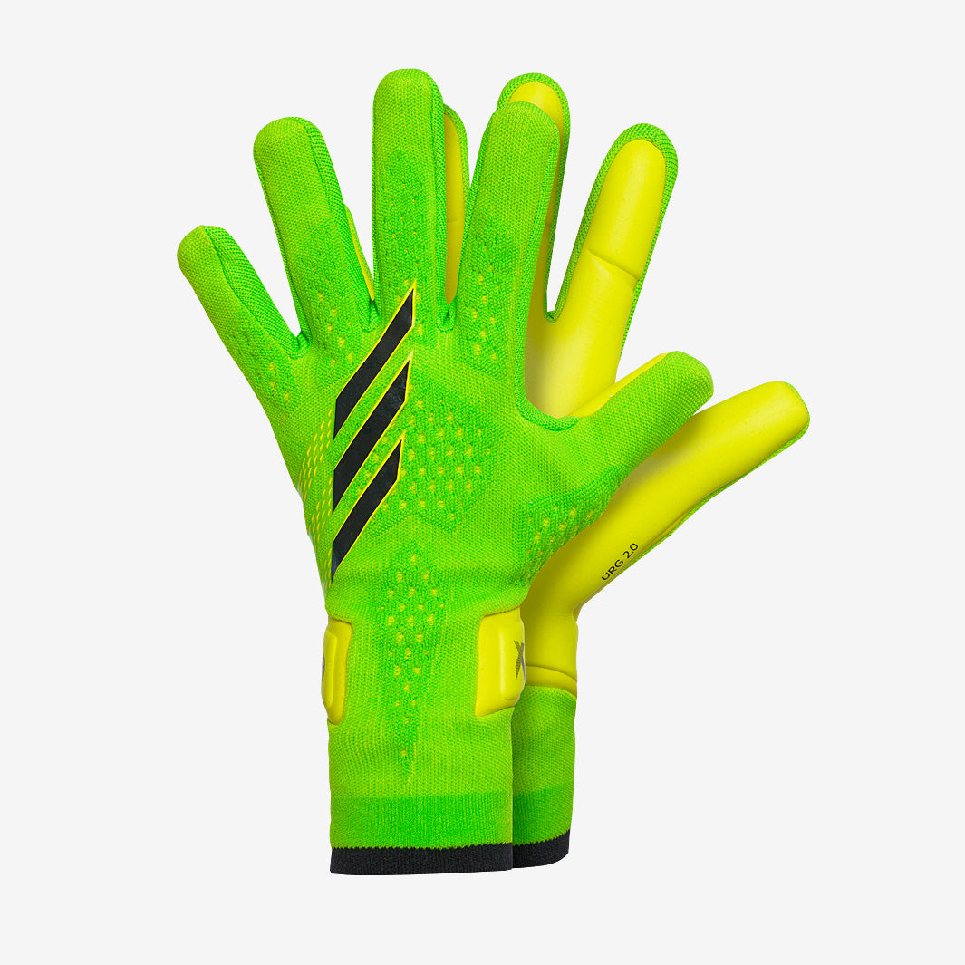 adidas X GL Pro - Solar Green/Black/Solar Yellow - Mens GK Gloves