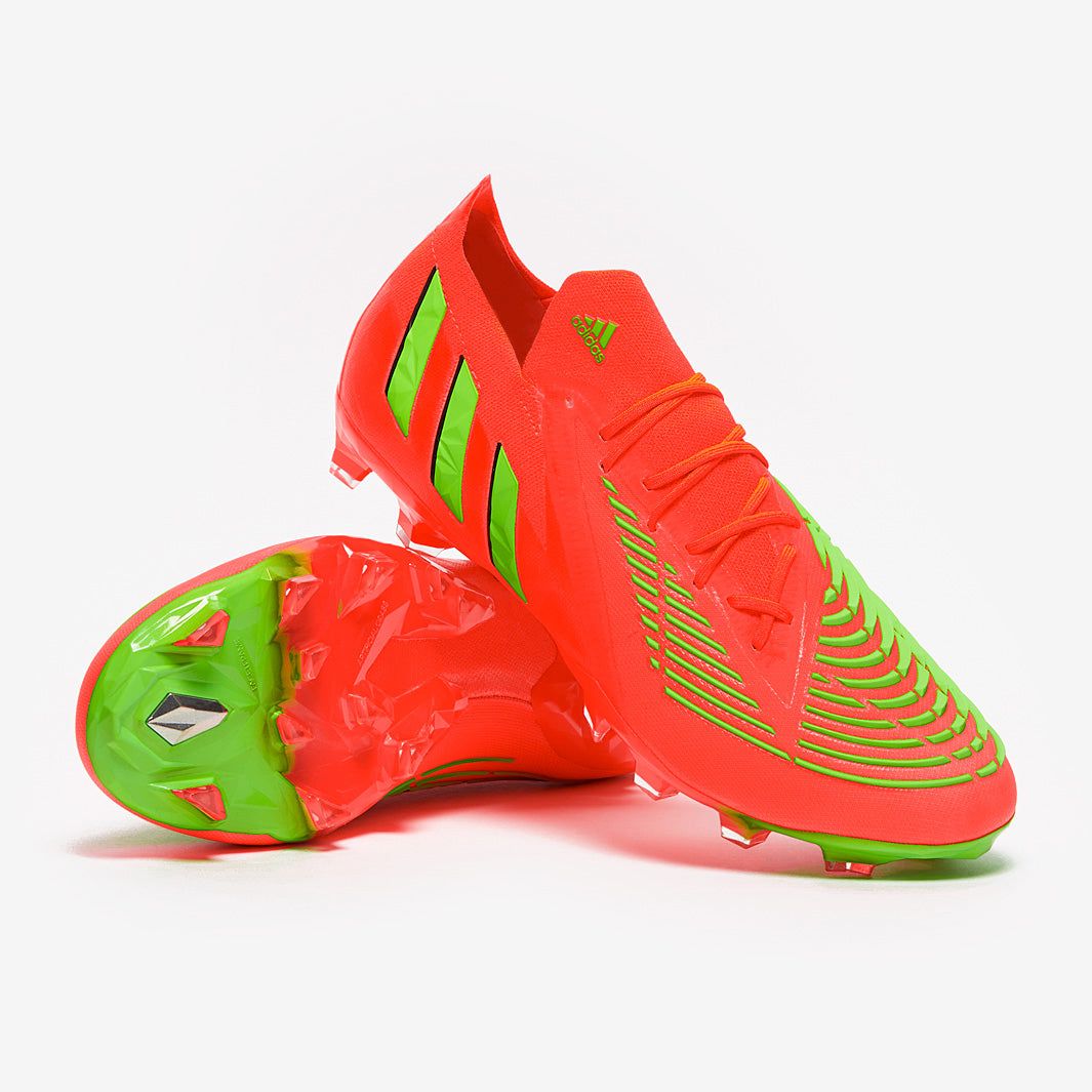 シューズ adidas Predator Edge.1 L HG/AG adidas Predator Edge.1 Low AG - Solar Red/Team Solar Green/Core
