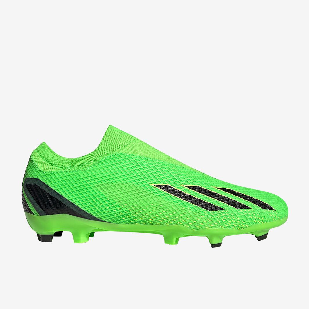 adidas X Speedportal.3 Laceless FG - Solar Green/Core Black/Solar