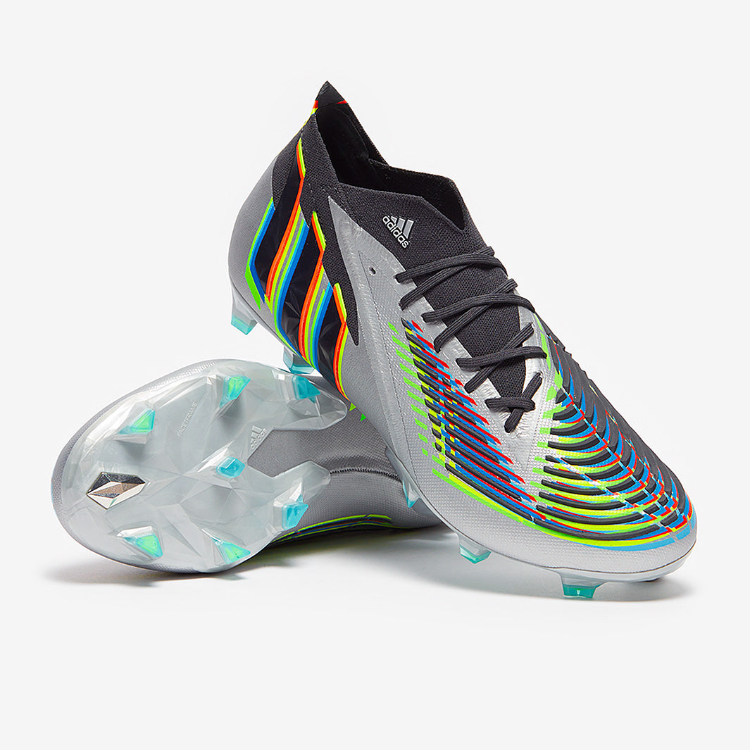 adidas Predator Edge.1 FG - Silver Metallic/Core Black/Solar