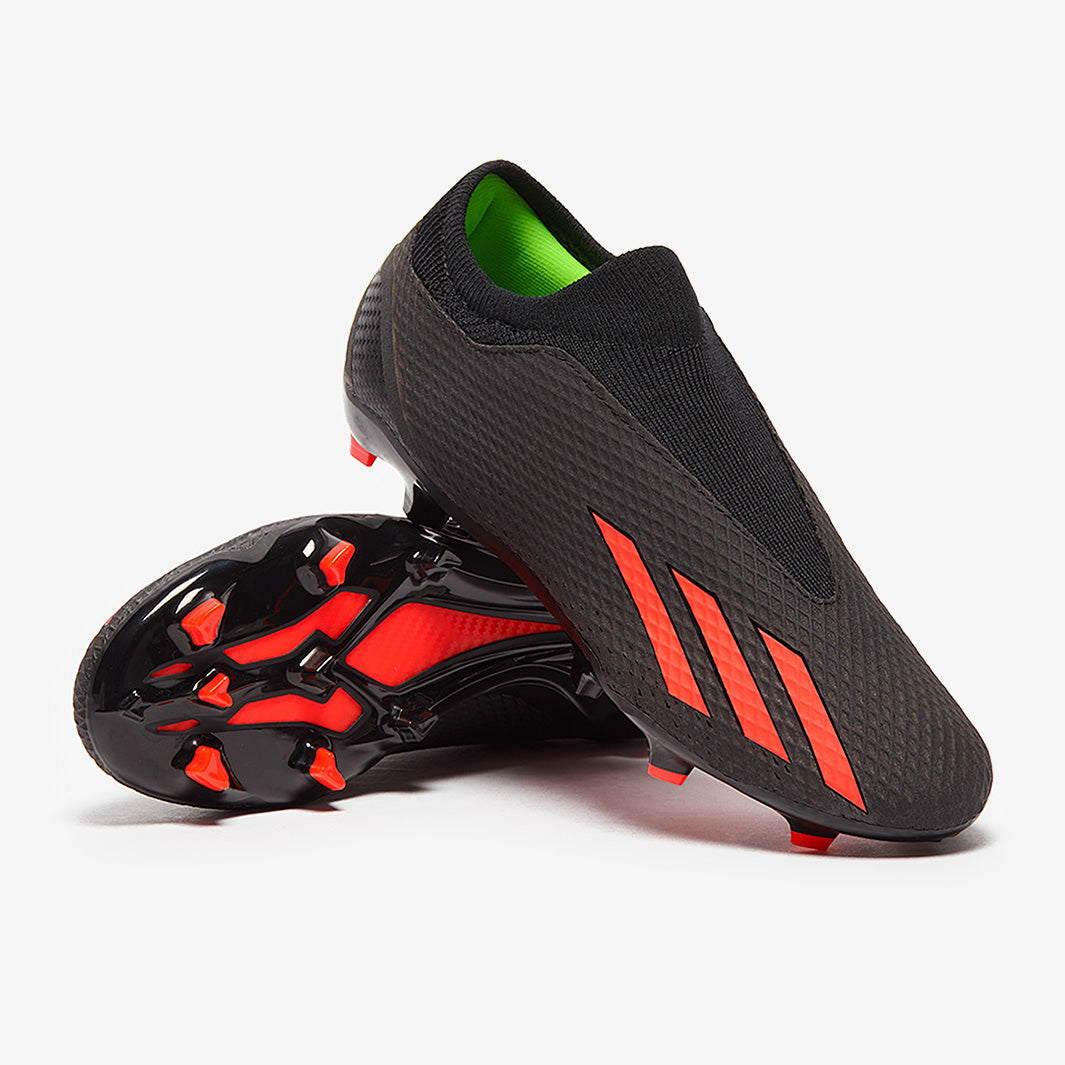 adidas X Speedportal.3 Laceless FG - Core Black/Solar Red/Solar