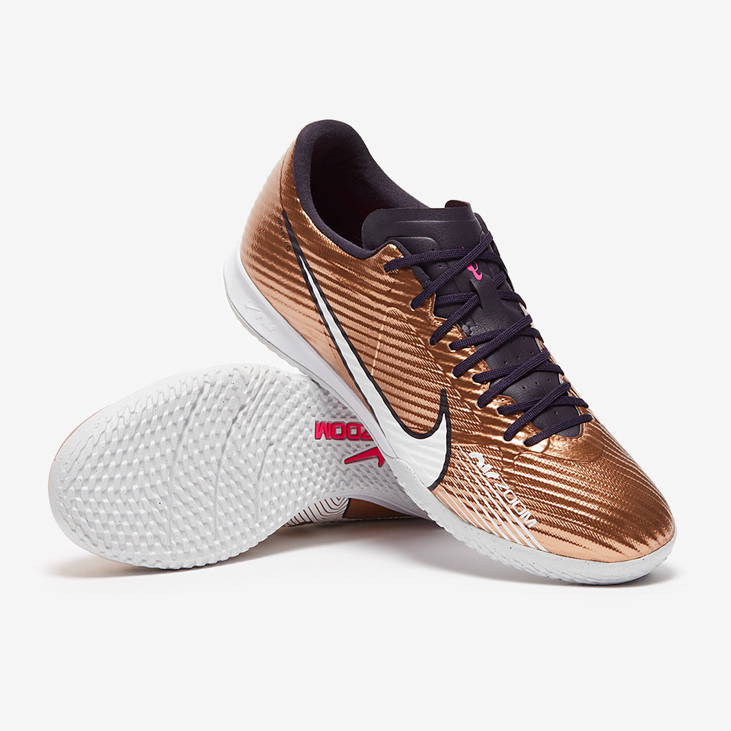 NIKE ZOOM VAPOR 15 ACADEMY IC（copper） Nike Air Zoom Mercurial Vapor XV Academy IC - Metallic Copper
