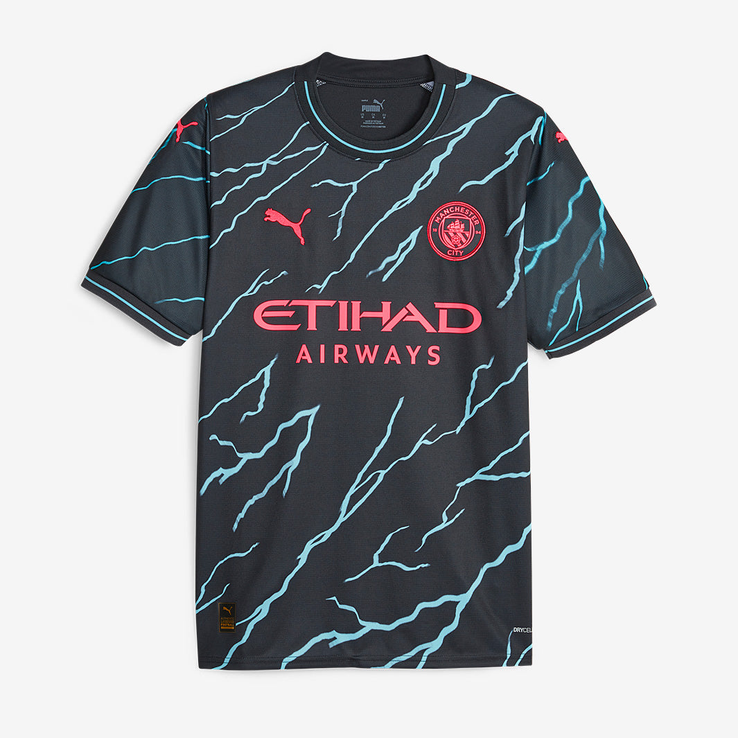 ウェア Manchester City 23/24  jersey Puma Manchester City FC 23/24 Third Shirt - Dark Navy/Hero Blue