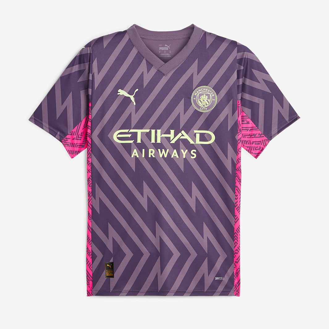 Puma Manchester City FC 23/24 SS GK Shirt - Purple Charcoal/Ravish