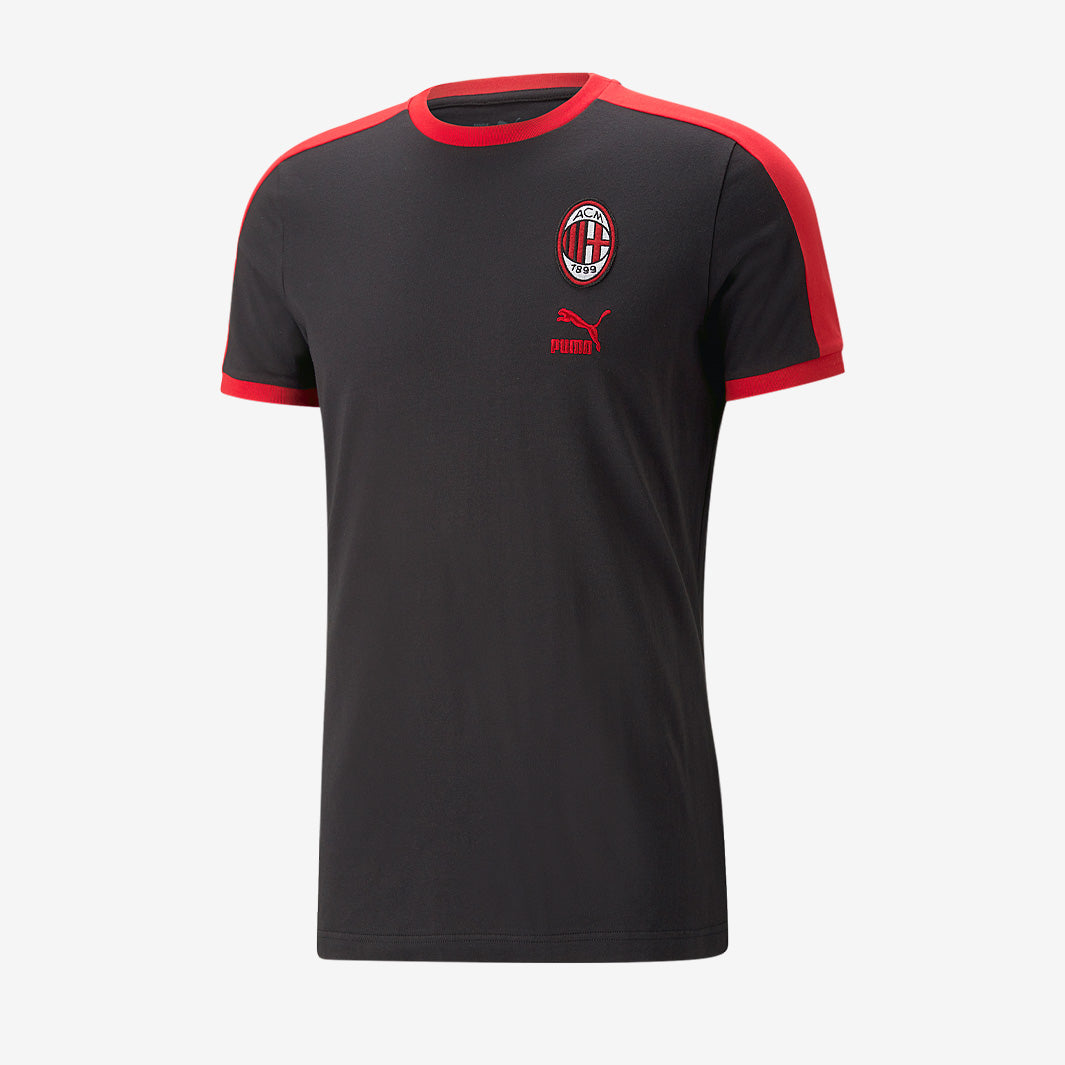 Puma Ac Milan 22/23 Football Heritage T7 Tee - Puma Black/Tango
