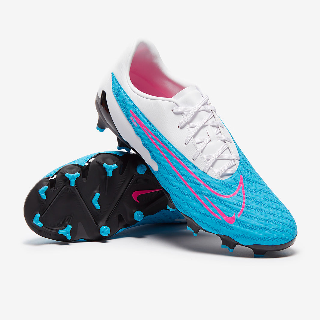 Nike Phantom サッカーシューズ スパイク 青/白/ピンク Nike Phantom GX Academy FG/MG - Baltic Blue/Pink Blast/White/Laser