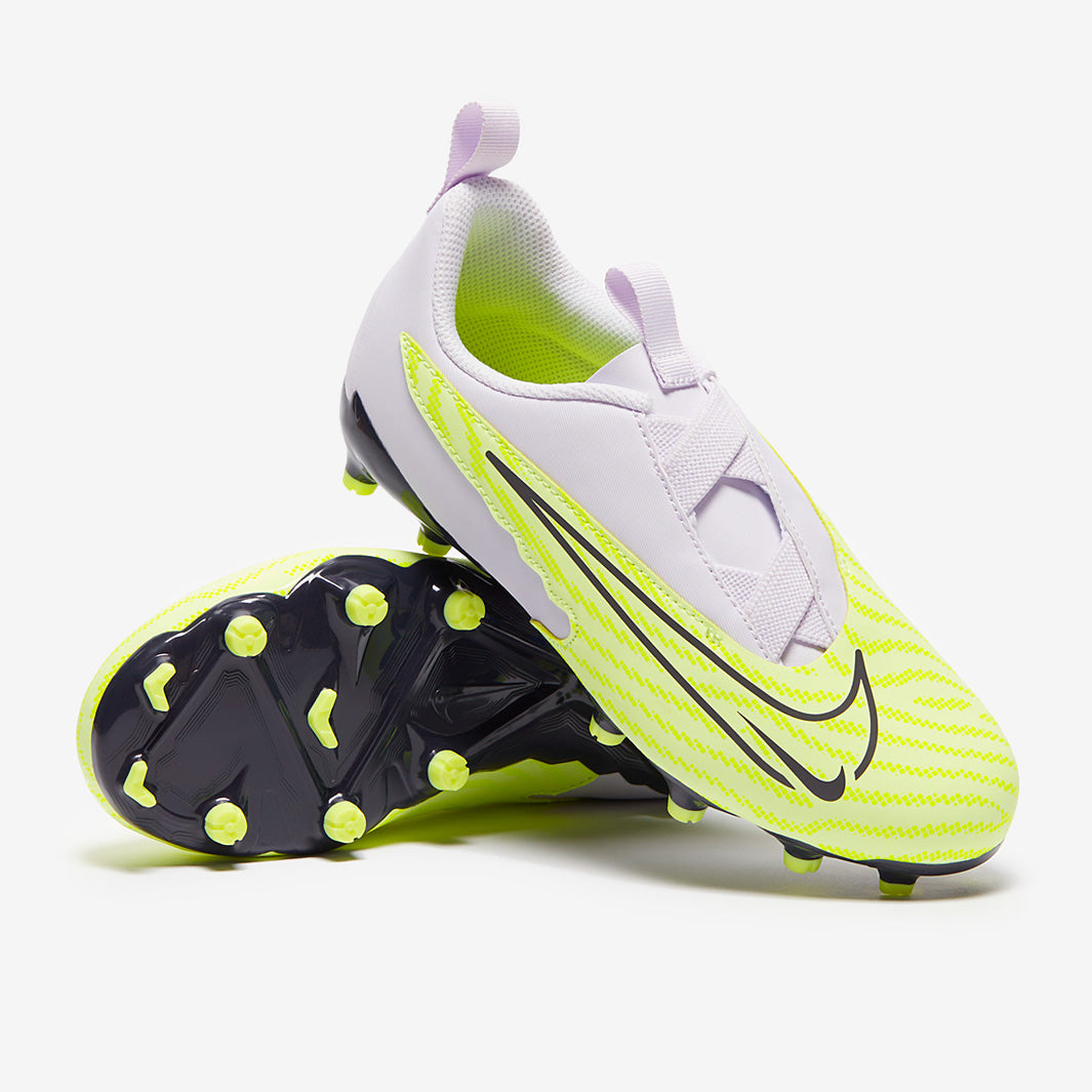 Nike Kids Phantom GX Academy FG/MG - Barely Volt/Gridiron/Barely