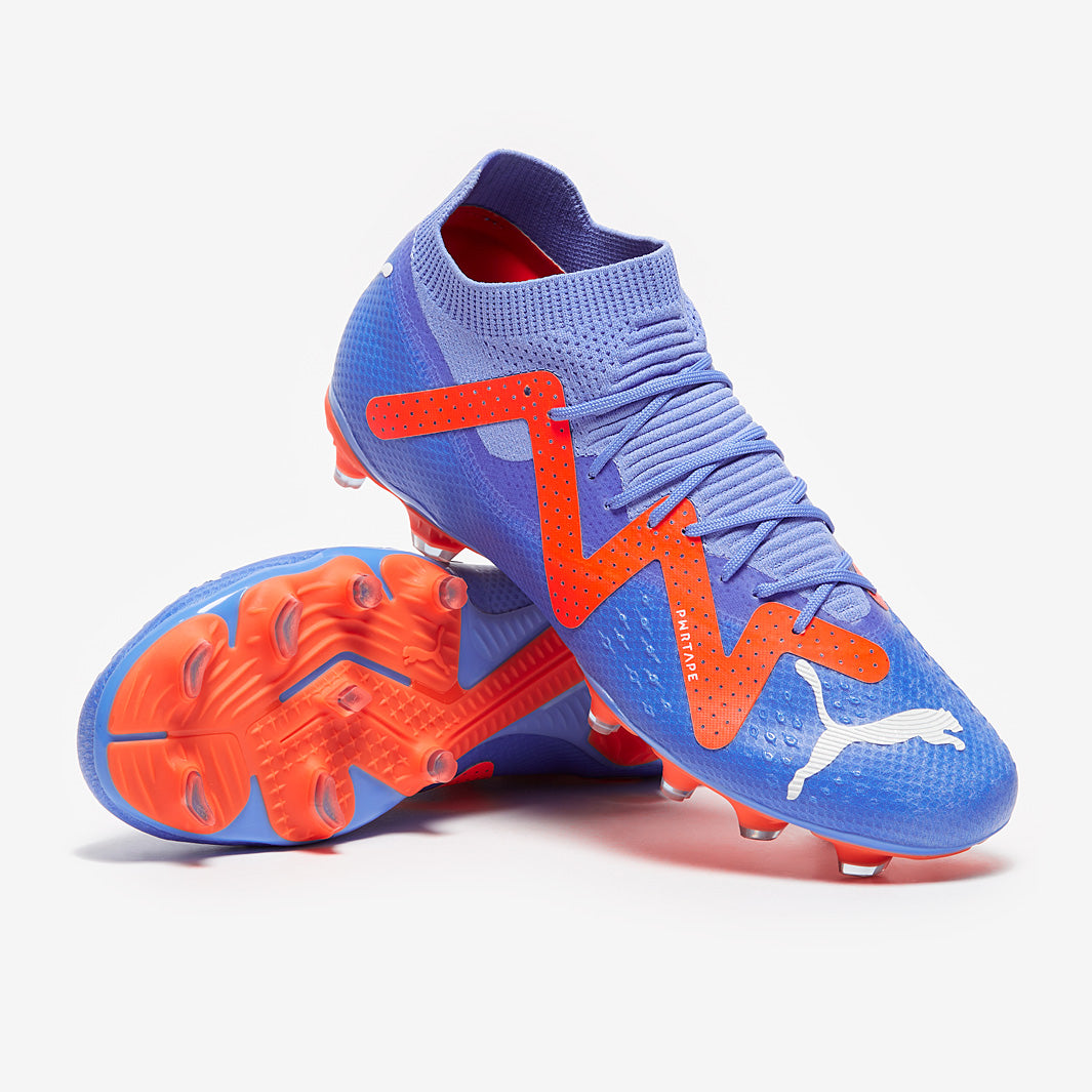 Puma Future Pro FG/AG - Blue Glimmer/Puma White/Puma Ultra Orange