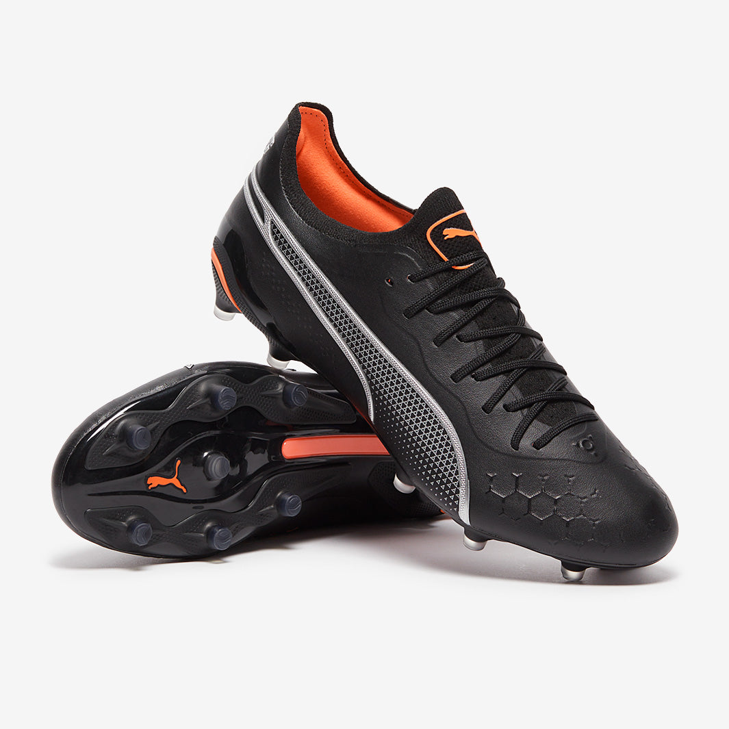 Puma King Ultimate FG/AG - Puma Black/Silver/Puma Ultra Orange