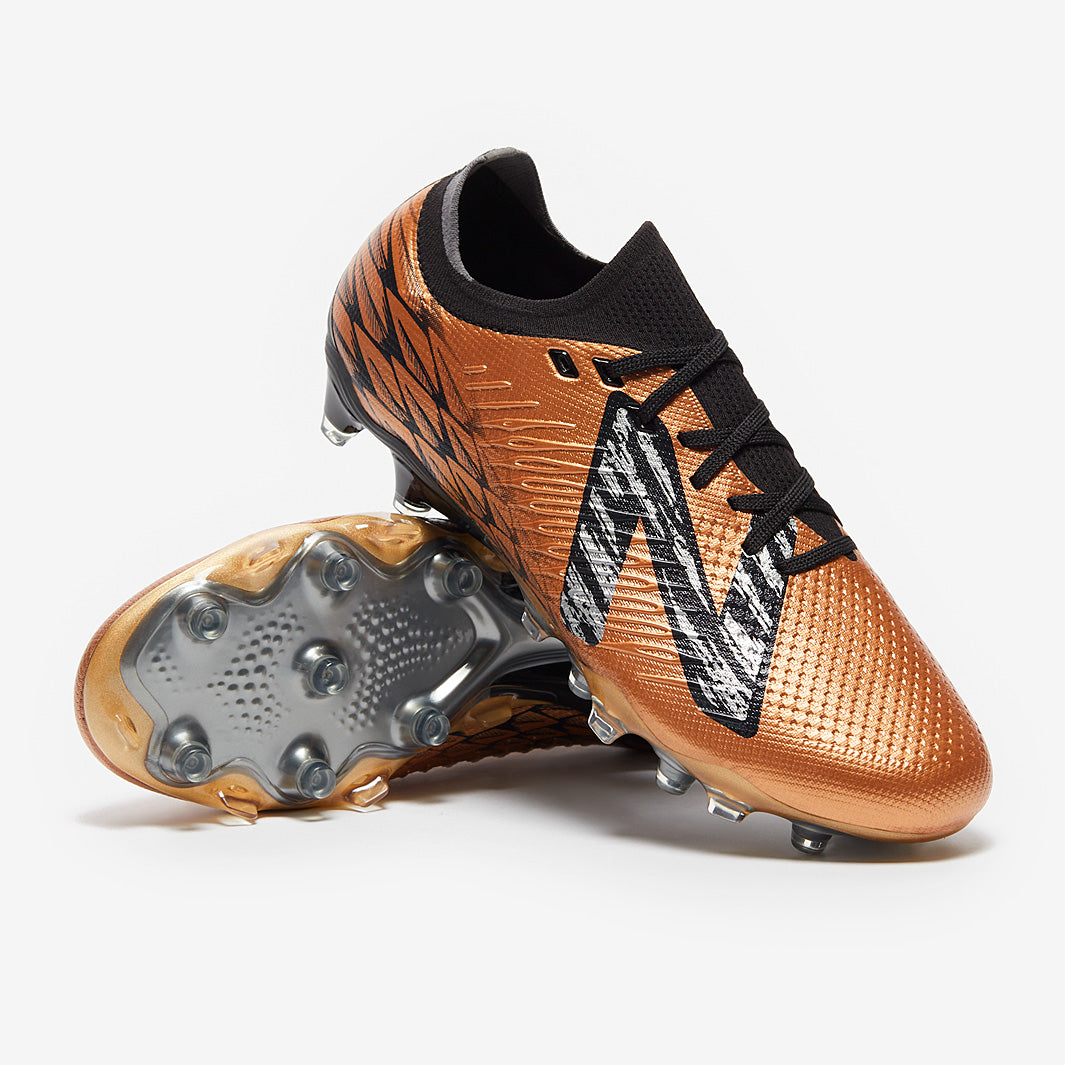 New Balance テケラ プロ ロー FG V4 New Balance Tekela V4 Low-Cut Laced Pro FG - Copper/Black - Mens