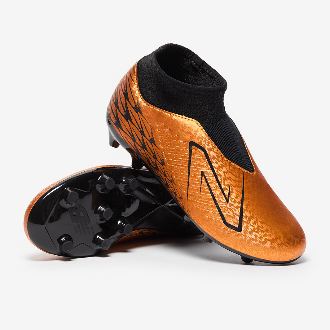 New Balance Kids Tekela V4 Magique FG - Copper/Black - Junior Cleats