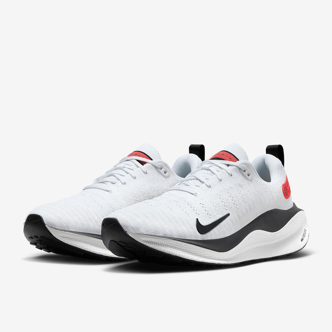 シューズ ランニング   ナイキ Nike React Infinity Run Flyknit 4 White/Black Nike Infinity Run Flyknit 4 - White/Velvet Brown-Platinium Tint