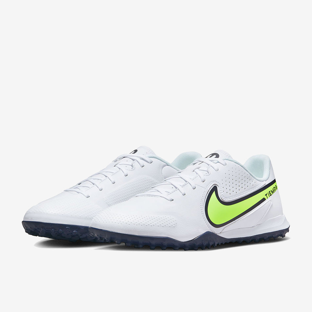 Nike Tiempo Legend IX Academy TF - White/Blackened Blue/Volt