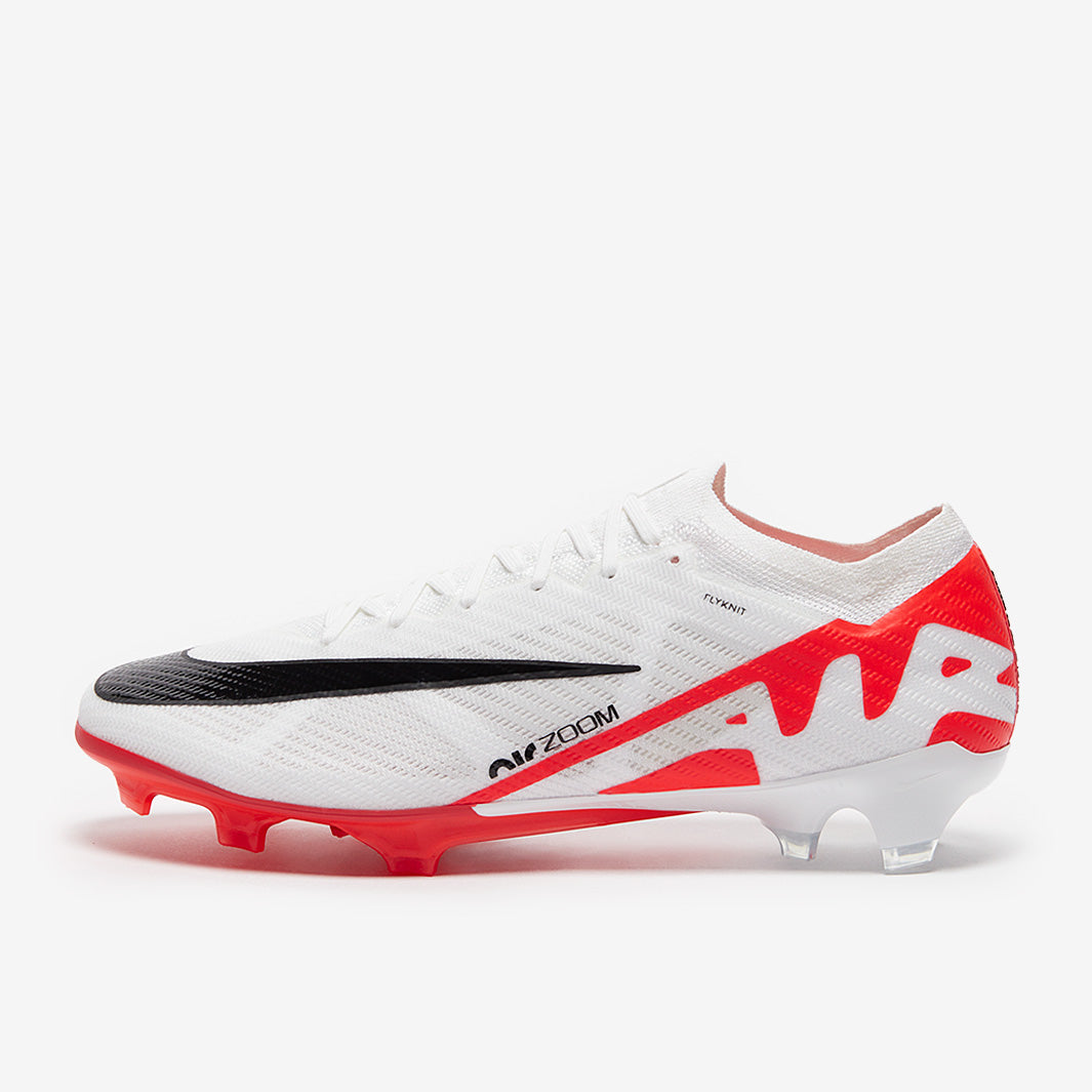Nike Mercurial サッカーシューズ ホワイト/レッド Nike Air Zoom Mercurial Vapor XV Elite FG - White/Bright Crimson