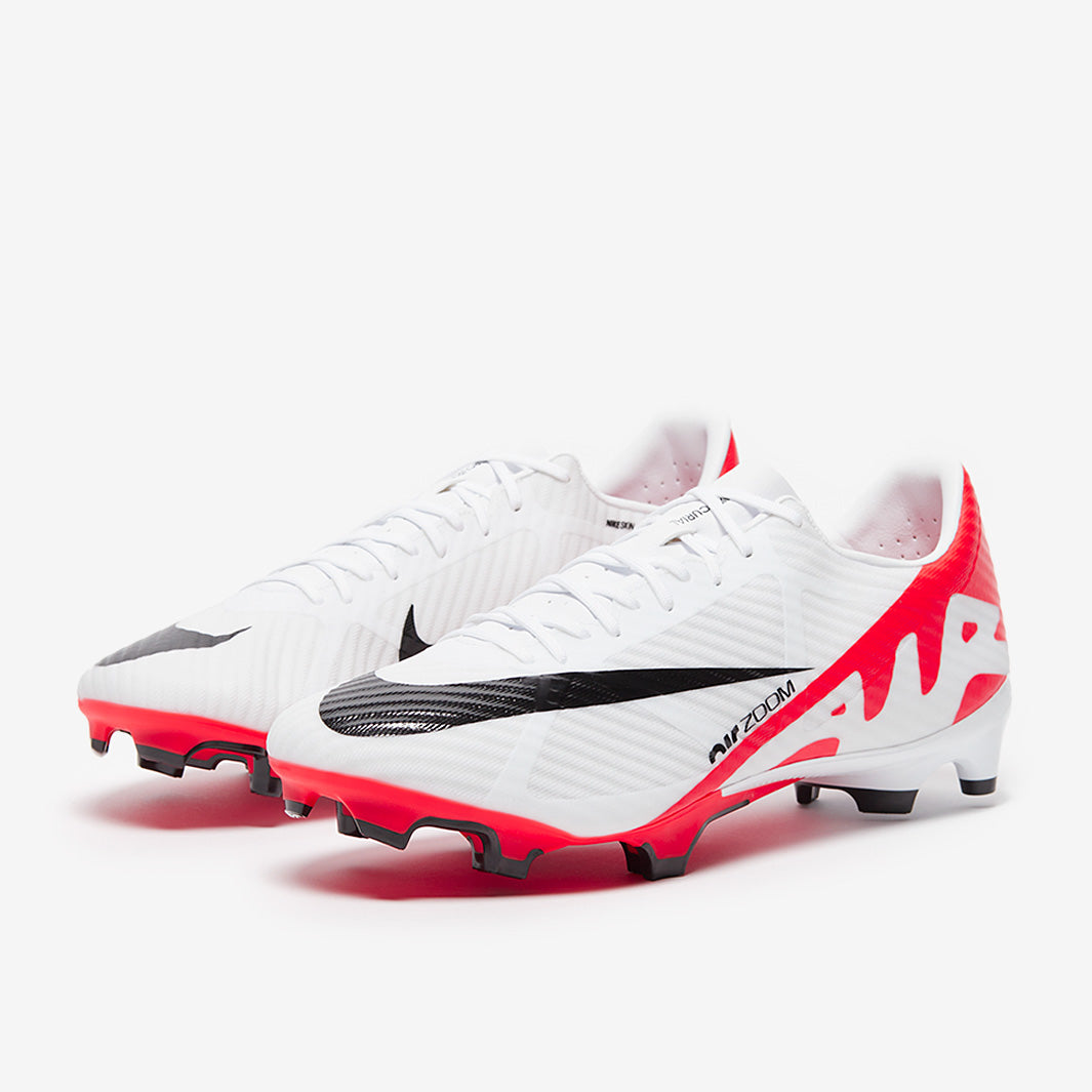 Nike Mercurial サッカーシューズ ホワイト/レッド Nike Air Zoom Mercurial Superfly IX Elite FG - White/Bright