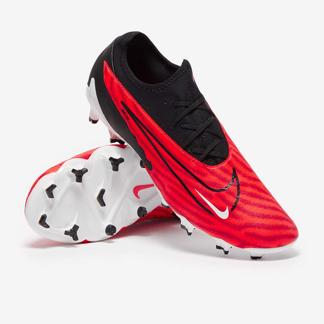 Nike Phantom GX FG 28.0サッカーシューズ レッド/ブラック Nike Phantom GX Pro FG - Bright Crimson/Black/White - Mens Boots