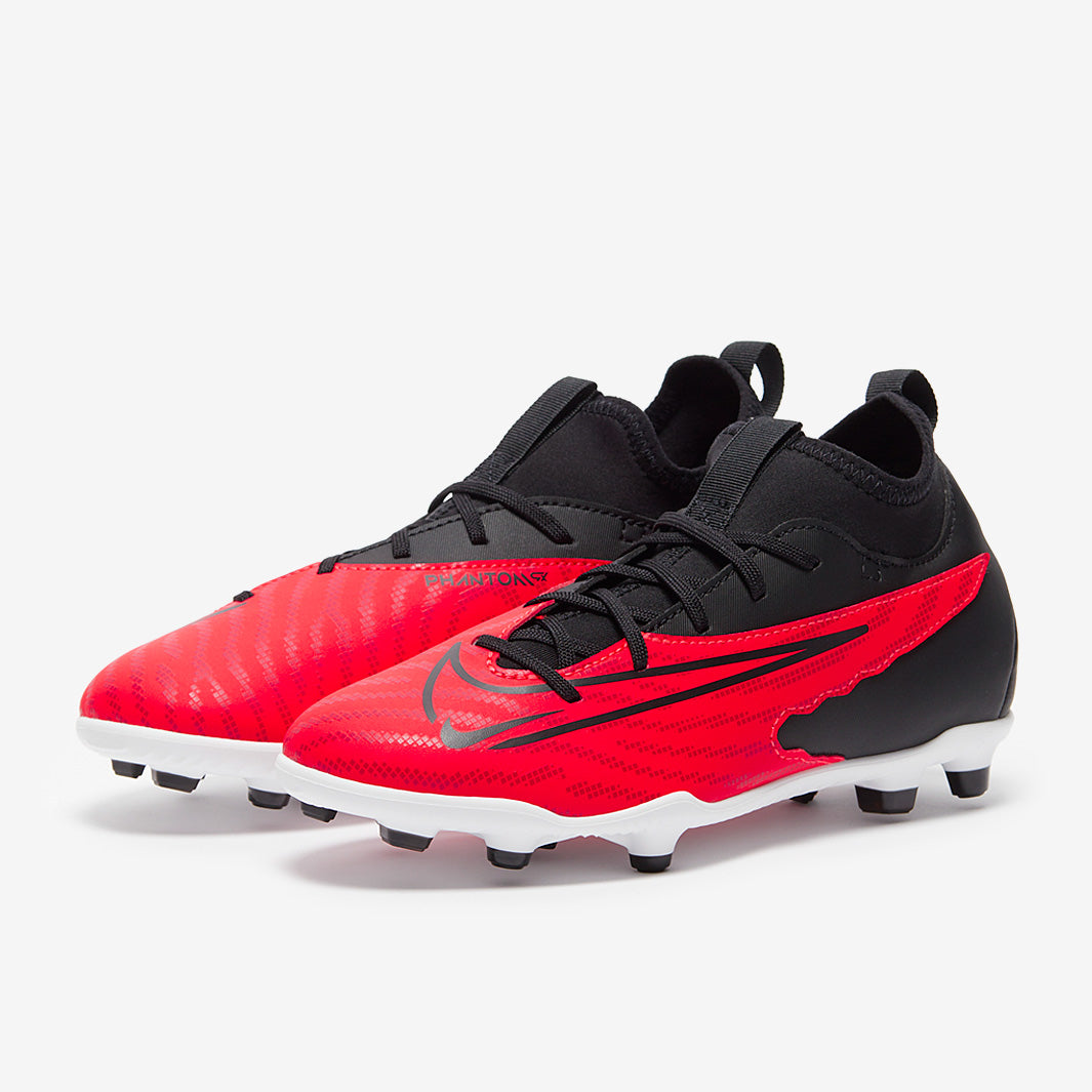 Nike Kids Phantom GX Club DF FG/MG - Bright Crimson/Black/White