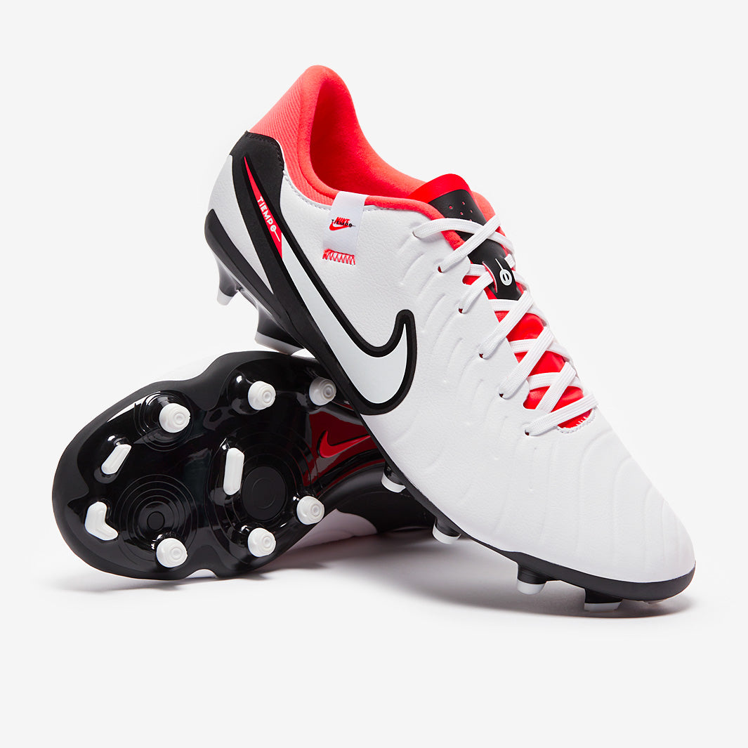 Nike Tiempo Legend X Academy MG - White/Black/Bright Crimson