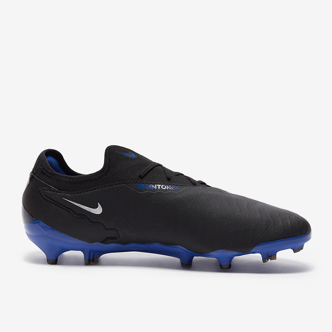 Nike Phantom GX Pro FG - Black/Chrome/Hyper Royal - Mens Cleats