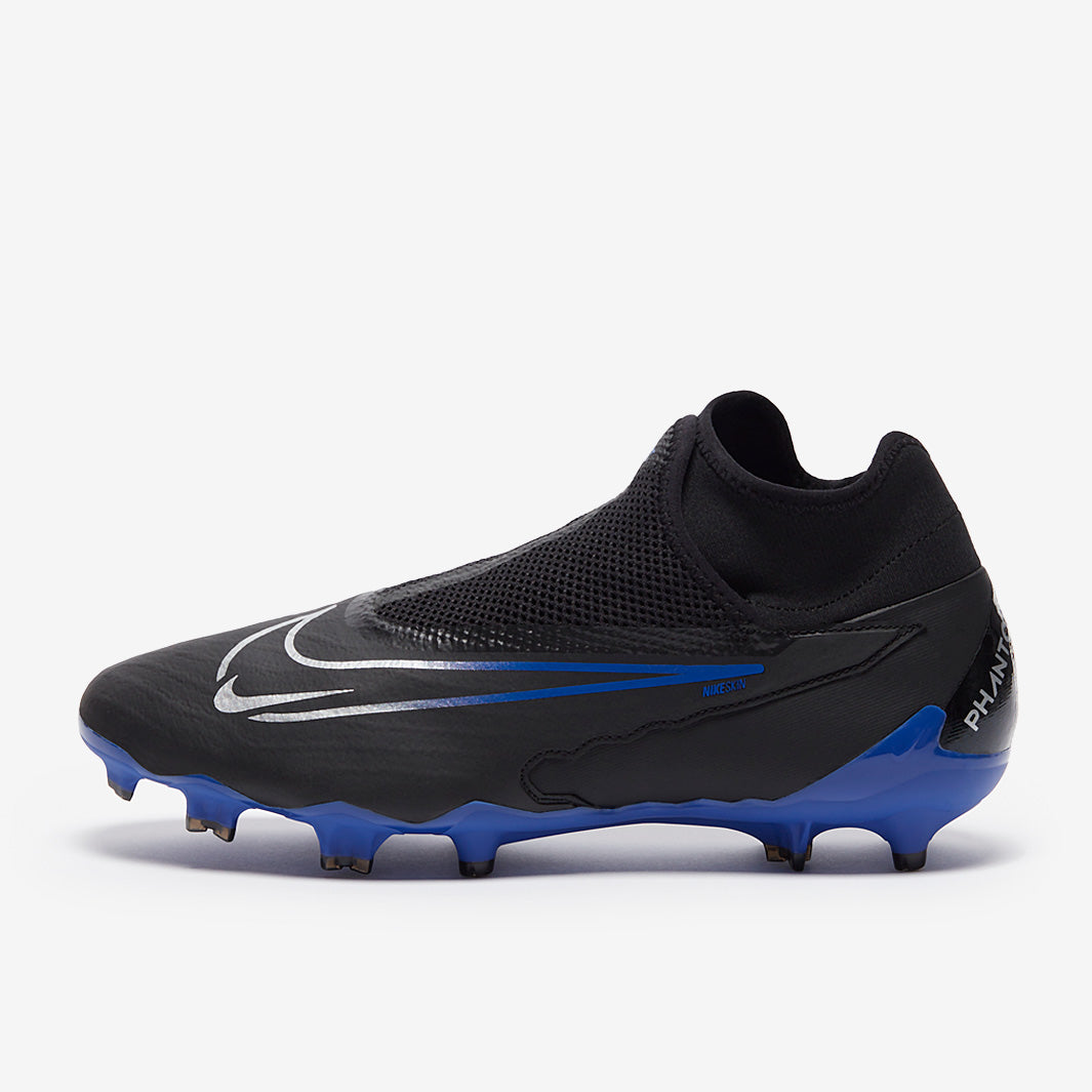 Nike Phantom GX Pro DF FG - Black/Chrome/Hyper Royal - Mens Cleats