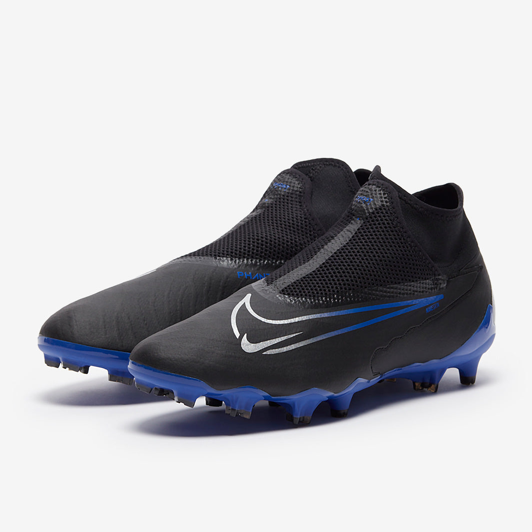 Nike Phantom GX Pro DF FG - Black/Chrome/Hyper Royal - Mens Cleats