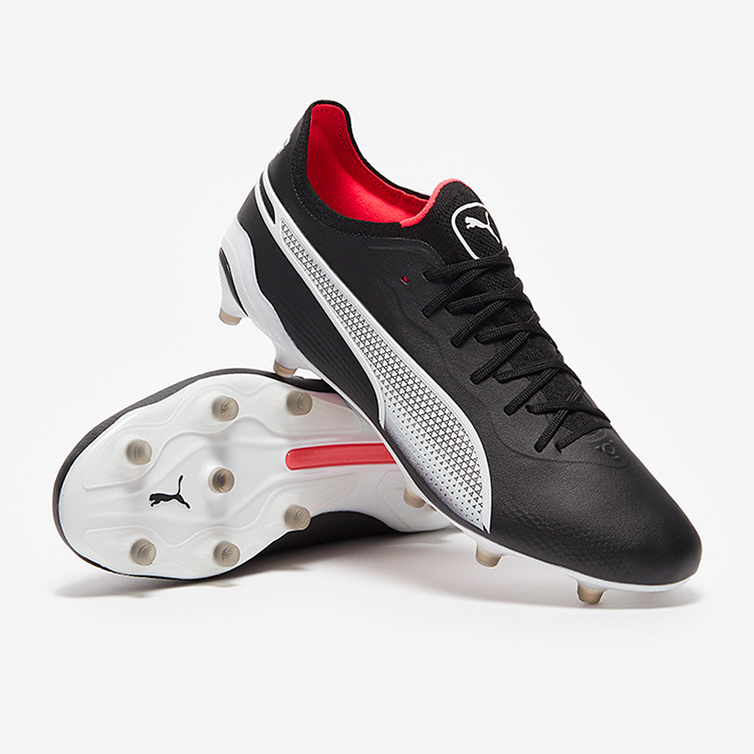 Puma King Ultimate FG/AG - Puma Black/Puma White/Fire Orchid