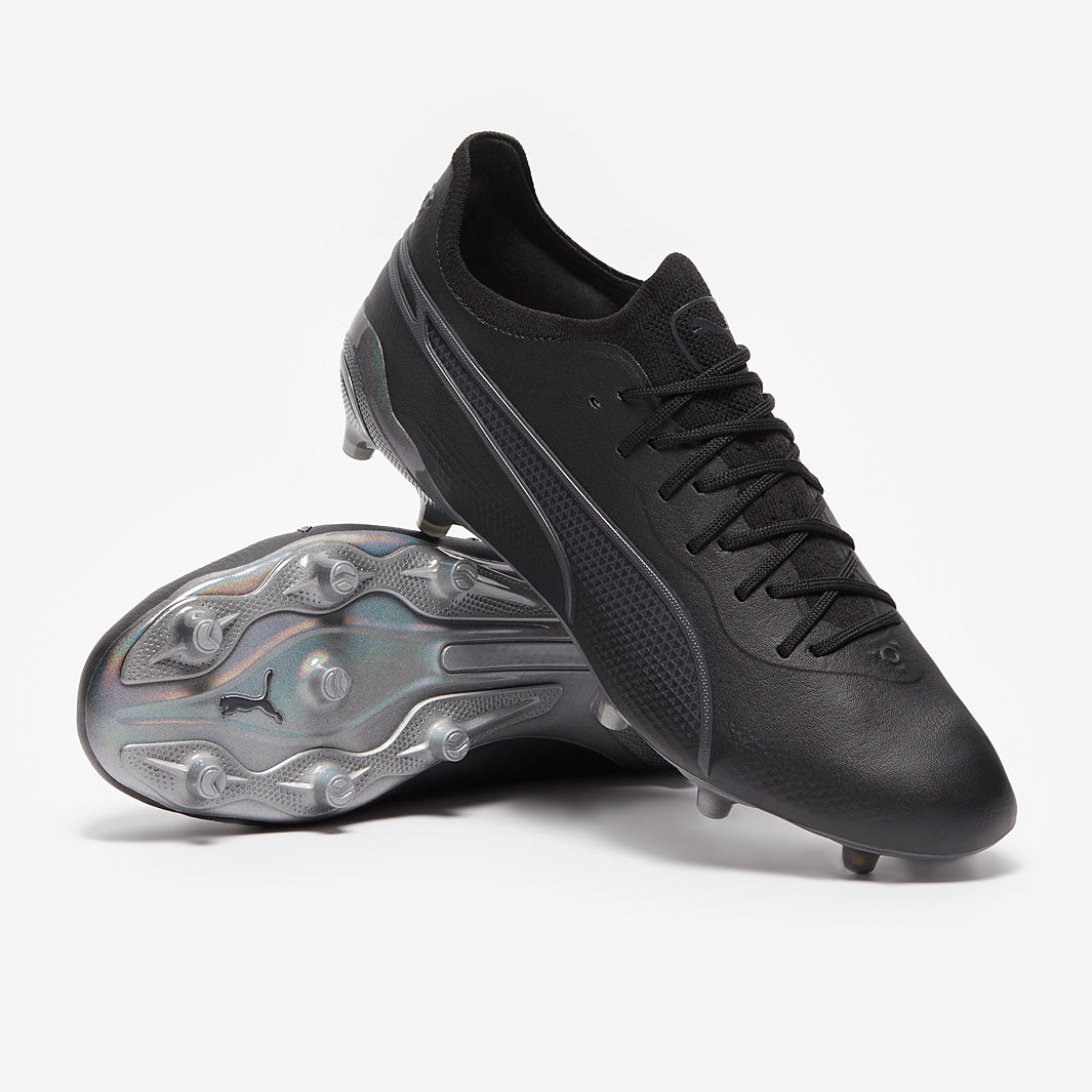 PUMA KING サッカーシューズ ブラック 27.5 Puma King Ultimate FG/AG - Puma Black/Asphalt - Mens Cleats