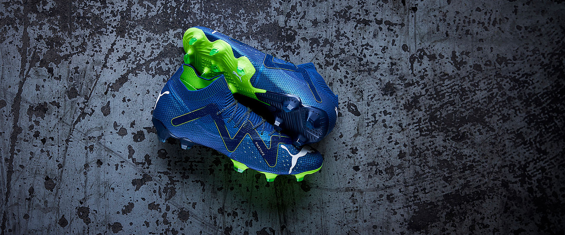 Puma Future Ultimate FG/AG - Persian Blue/Pro Green - Mens Cleats