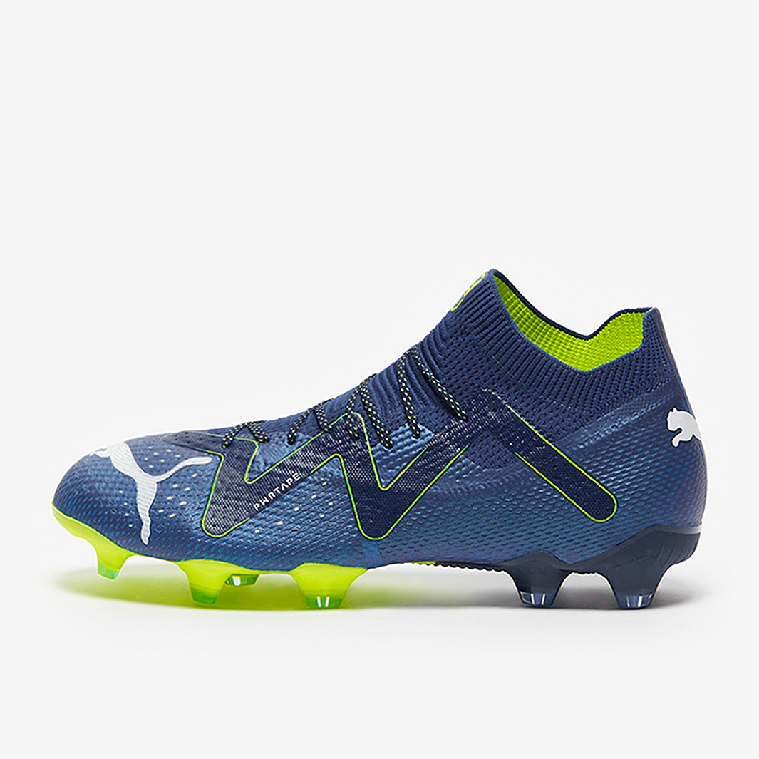 Puma Future Ultimate FG/AG - Persian Blue/Pro Green - Mens Cleats