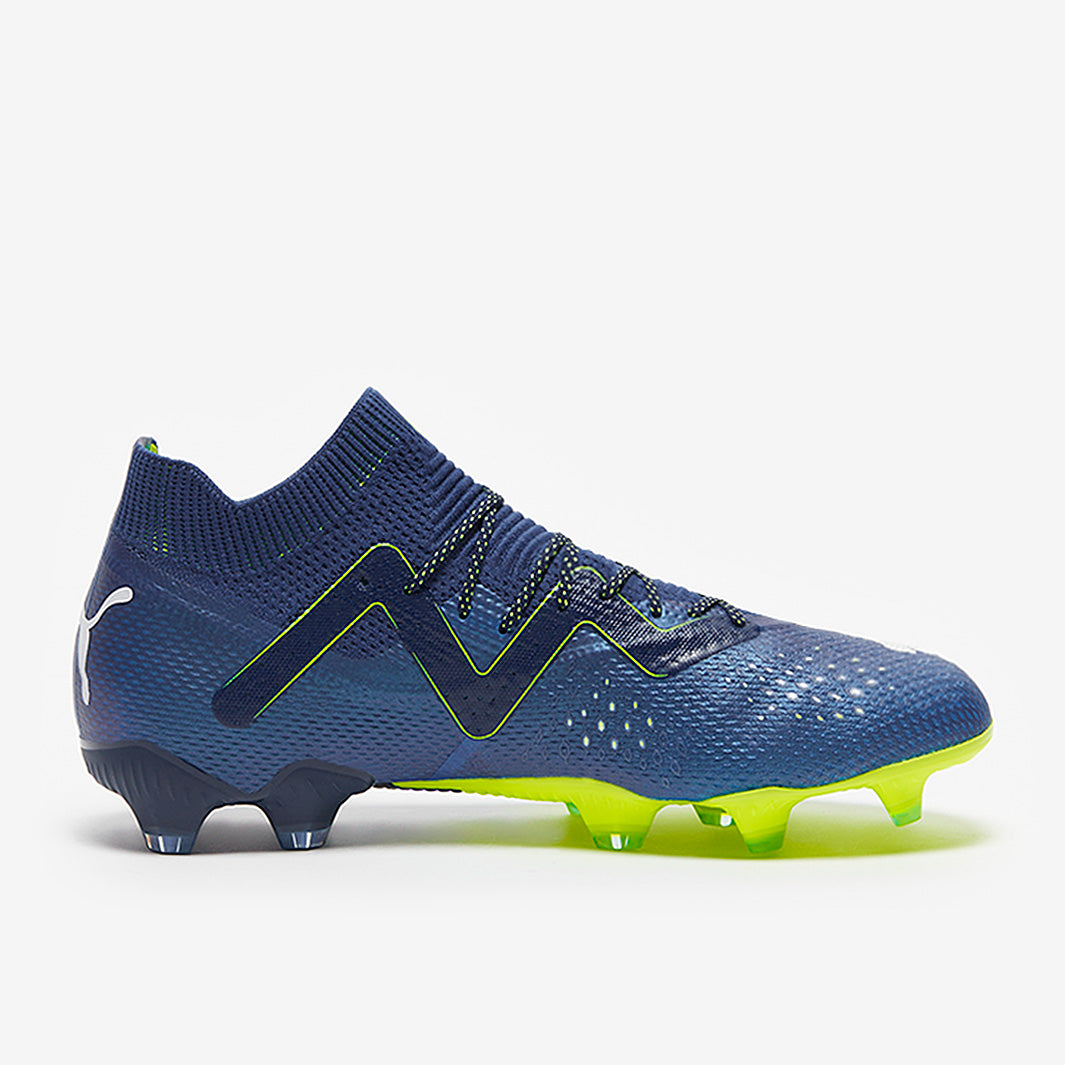 Puma Future Ultimate FG/AG - Persian Blue/Pro Green - Mens Cleats