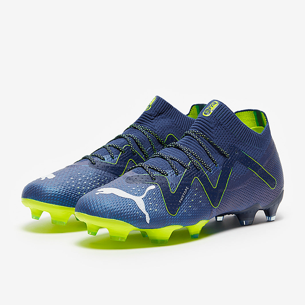 Puma Future Ultimate FG/AG - Persian Blue/Pro Green - Mens Cleats