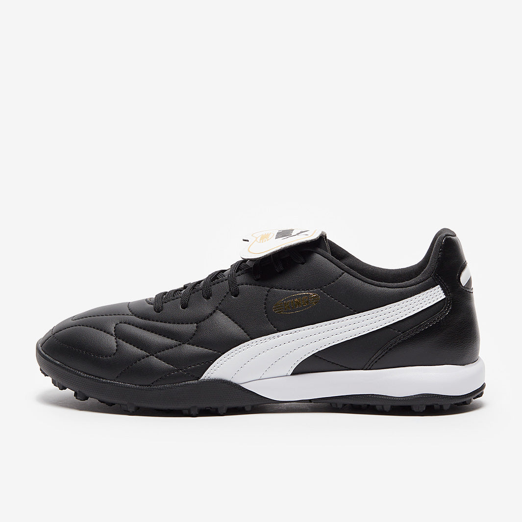 シューズ PUMA KING 26.0 Puma King Top TT - Puma Black/Puma White/Puma Gold - Mens Cleats