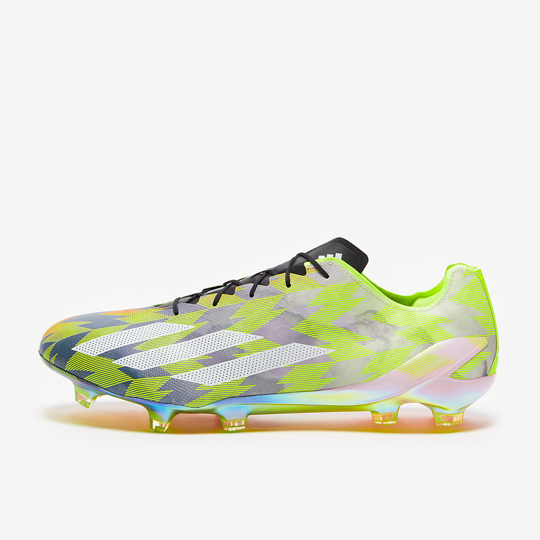 adidas X Crazylight+ FG - Lucid Lemon/White/Solar Red - Mens Cleats