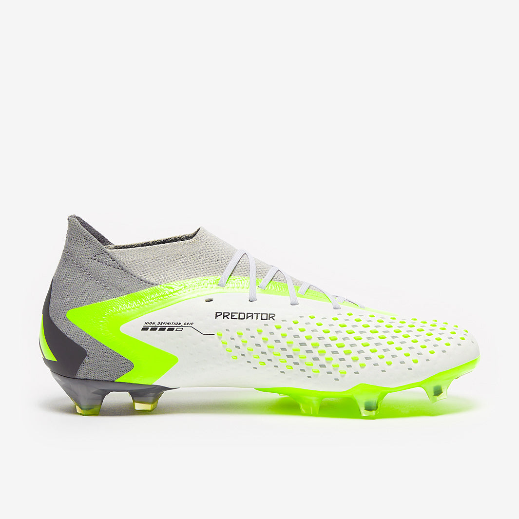 adidas Predator Accuracy.1 FG - White/Core Black/Lucid Lemon