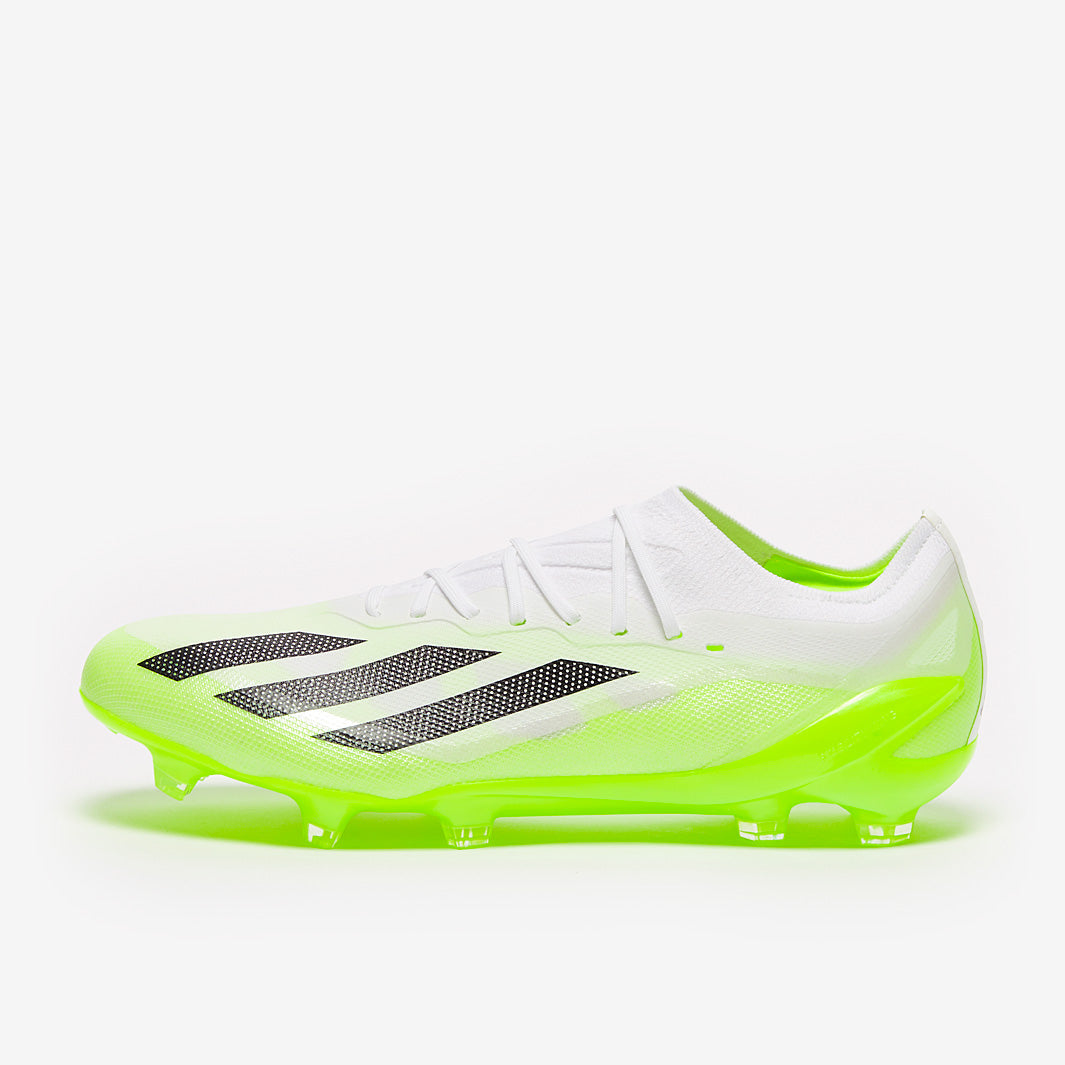 ☆未使用☆送料無料☆adidas(アディダス)CRAZYFAST.1 AG☆ adidas X Crazyfast.1 FG - White/Core Black/Lucid Lemon - Mens Boots