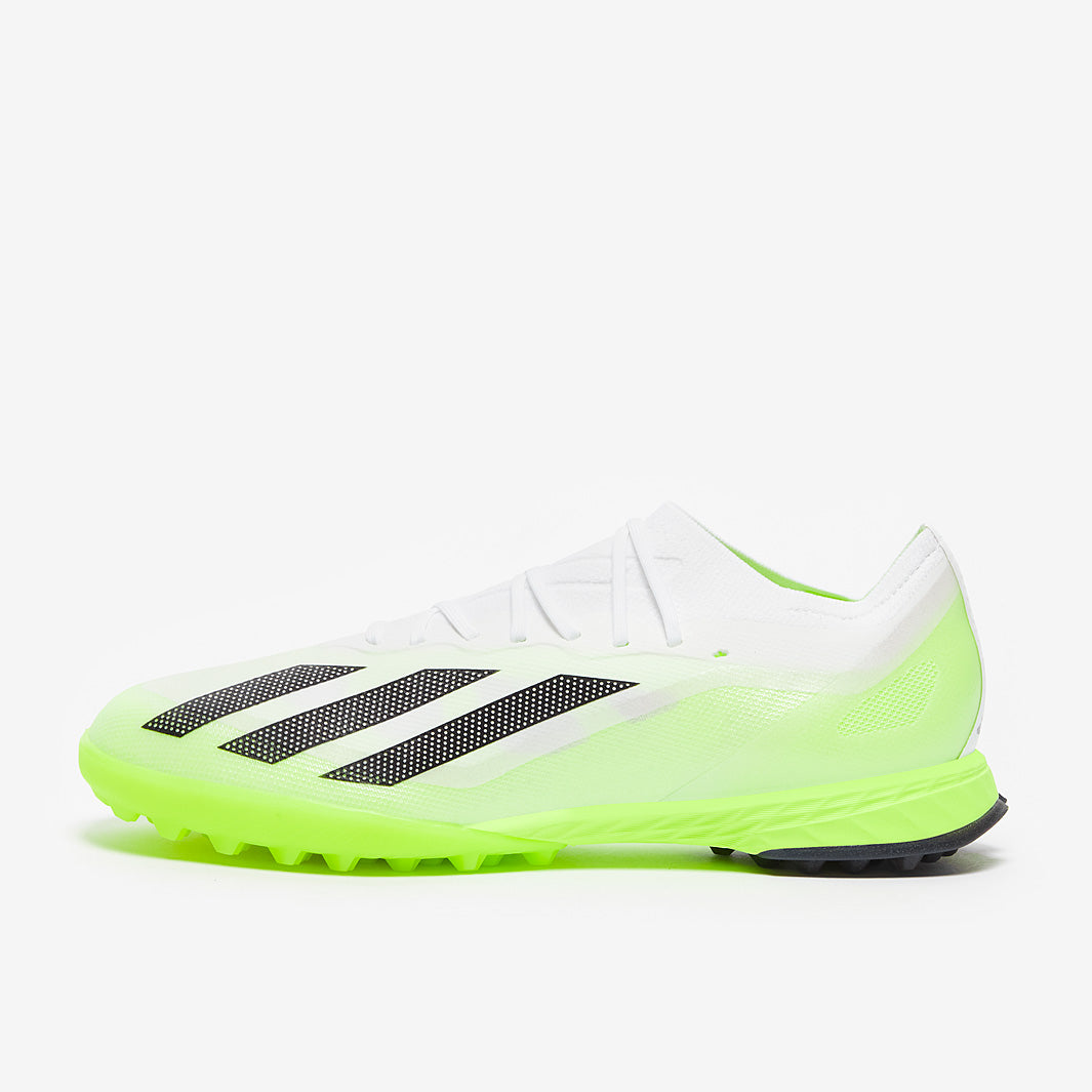 シューズ adidas X CRAZYFAST.1 TF adidas X Crazyfast.1 TF - White/Core Black/Lucid Lemon - Mens Boots